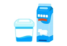 牛乳・ヨーグルトのイメージ